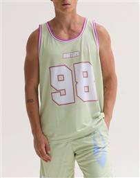 M JERSEY TANK TOP BLUE HUNTER
