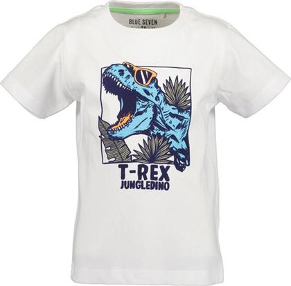 T-SHIRT 802256 X ΛΕΥΚΟ REGULAR FIT BLUE SEVEN