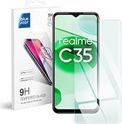 TEMPERED GLASS FOR REALME C35 BLUE STAR