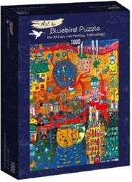 HUNDERTWASSER - THE 30 DAYS FAX PAINTING 1996 1000 ΚΟΜΜΑΤΙΑ BLUEBIRD από το PLUS4U