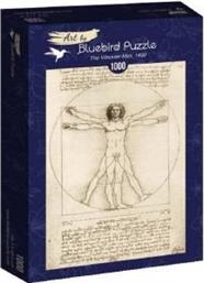 LEONARDO DA VINCI - THE VITRUVIAN MAN 1490 1000 ΚΟΜΜΑΤΙΑ BLUEBIRD