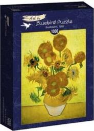 VINCENT VAN GOGH - SUNFLOWERS 1889 1000 ΚΟΜΜΑΤΙΑ BLUEBIRD