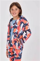 ΠΑΙΔΙΚΗ ΖΑΚΕΤΑ ΦΟΥΤΕΡ ΜΕ ΚΟΥΚΟΥΛΑ ΚΑΙ FLORAL PRINT - 432155 ΠΟΛΥΧΡΩΜΟ BOBOLI
