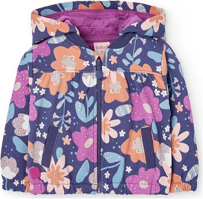 ΠΑΙΔΙΚΟ JACKET ΜΕ FLORAL PRINT ΚΑΙ ΚΟΥΚΟΥΛΑ - 222152 ΠΟΛΥΧΡΩΜΟ BOBOLI