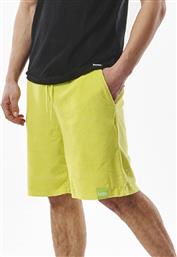 MEN''S RELAXED FIT TERRY SHORTS 033320-01-LΙΜΕ LIME BODY ACTION από το POLITIKOS