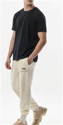 MEN''S SUSTAINABLE CUFFED SWEATPANTS 023329-01-ΟFFWΗΙΤΕ OFFWHITE BODY ACTION