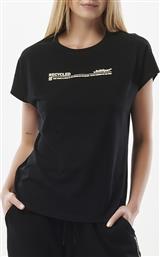 WOMEN''S SUSTAINABLE RELAXED FIT T-SHIRT 051323-01-ΒLΑCΚ BLACK BODY ACTION από το POLITIKOS
