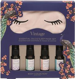 ΣΕΤ ΔΩΡΟΥ VINTAGE ESSENTIAL OILS - SLEEP MASK SET BODY COLLECTION