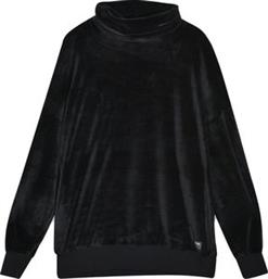 ΜΠΛΟΥΖΑ VELOUR HIGH NECK ΜΑΥΡΗ BODYTALK