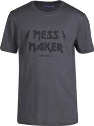 ''MESS MAKER'' BOYS' TEE 1191-751328-05001 ΑΝΘΡΑΚΙ BODYTALK