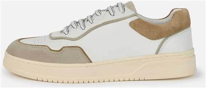 ΑΝΔΡΙΚΑ ΔΕΡΜΑΤΙΝΑ SNEAKERS ΜΕ SUEDE ΛΕΠΤΟΜΕΡΕΙΕΣ - BO24A070301 ΛΕΥΚΟ BOGGI MILANO