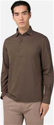ΑΝΔΡΙΚΗ ΜΠΛΟΥΖΑ ΠΟΛΟ REGULAR FIT - BO25A006604 ΚΑΦΕ BOGGI MILANO