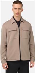 ΑΝΔΡΙΚΟ JACKET ΜΕ FLAP ΤΣΕΠΕΣ - BO25A003901 ΚΑΦΕ ΑΝΟΙΧΤΟ BOGGI MILANO