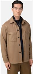 ΑΝΔΡΙΚΟ OVERSHIRT ΜΕ ΚΑΣΜΙΡΙ ΜΟΝΟΧΡΩΜΟ - BO25A029701 ΜΠΕΖ BOGGI MILANO