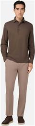 ΑΝΔΡΙΚΟ ΠΑΝΤΕΛΟΝΙ CHINO REGULAR FIT - BO25A015305 ΚΑΦΕ ΑΝΟΙΧΤΟ BOGGI MILANO