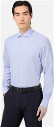 ΑΝΔΡΙΚΟ ΠΟΥΚΑΜΙΣΟ ΜΕ ΜΙΚΡΟΣΧΕΔΙΟ SLIM FIT - BO25A040301 ΣΙΕΛ BOGGI MILANO