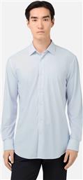 ΑΝΔΡΙΚΟ ΠΟΥΚΑΜΙΣΟ ΜΟΝΟΧΡΩΜΟ SLIM FIT - BO25A029901 ΣΙΕΛ BOGGI MILANO