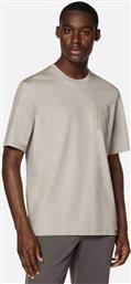 ΑΝΔΡΙΚΟ Τ-SHIRT ΜΕ ΤΣΕΠΑΚΙ ΣΤΟ ΣΤΗΘΟΣ REGULAR FIT - BO24A010901 ΜΠΕΖ BOGGI MILANO