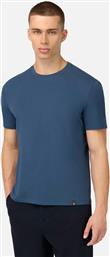 ΑΝΔΡΙΚΟ T-SHIRT ΜΟΝΟΧΡΩΜΟ REGULAR FIT - BO25A007003 ΜΠΛΕ BOGGI MILANO
