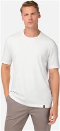 ΑΝΔΡΙΚΟ T-SHIRT ΜΟΝΟΧΡΩΜΟ REGULAR FIT - BO25A007009 ΛΕΥΚΟ BOGGI MILANO