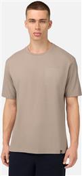 ΑΝΔΡΙΚΟ T-SHIRT ΠΙΚΕ ΜΟΝΟΧΡΩΜΟ RELAXED FIT - BO25A052403 ΚΑΦΕ ΑΝΟΙΧΤΟ BOGGI MILANO