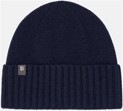 ΑΝΔΡΙΚΟΣ ΜΑΛΛΙΝΟΣ ΣΚΟΥΦΟΣ ΜΟΝΟΧΡΩΜΟΣ - BO25A006005 ΜΠΛΕ ΣΚΟΥΡΟ BOGGI MILANO