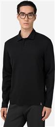 L ΑΝΔΡΙΚΗ ΜΠΛΟΥΖΑ ΠΟΛΟ REGULAR FIT - BO25A015202 ΜΑΥΡΟ BOGGI MILANO