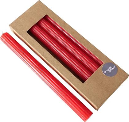 ΣΕΤ ΚΕΡΙΩΝ CLASSIC 25 CM 4-PACK ΧΡΩΜΑ: ΚΟΚΚΙΝΟ BOLTZE