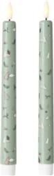 ΣΕΤ ΚΕΡΙΩΝ LED FALKO 22 CM 2-PACK ΧΡΩΜΑ: ΤΙΡΚΟΥΑΖ BOLTZE