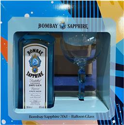 GIN 700 ML ΣΕ ΣΥΣΚΕΥΑΣΙΑ ΔΩΡΟΥ ΜΕ BALLOON GLASS BOMBAY SAPPHIRE