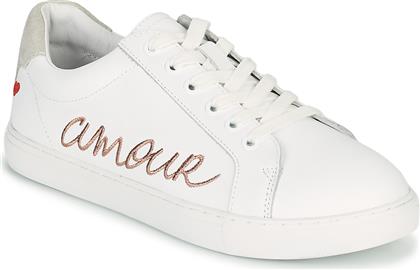 XΑΜΗΛΑ SNEAKERS SIMONE AMOUR BLANC ROSE GOLD BONS BAISERS