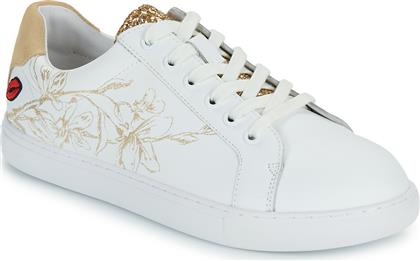XΑΜΗΛΑ SNEAKERS SIMONE GOLD FLOWERS BONS BAISERS