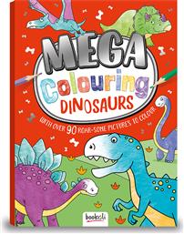 MEGA COLOURING: DINOSAURS BOOKOLI