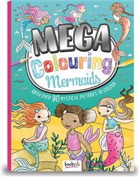 MEGA COLOURING: MERMAIDS BOOKOLI