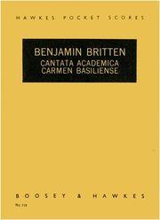 BRITTEN - CANTATA ACADEMICA BOOSEY