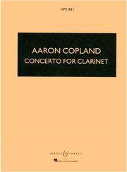 COPLAND - CONCERTO FOR CLARINET BOOSEY