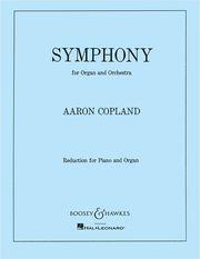 COPLAND - SYMPHONIE FOR ORGAN & ORCHESTRA BOOSEY