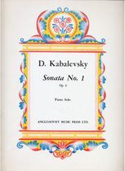 KABALEVSKY - SONATA NO.1 OP 6 BOOSEY