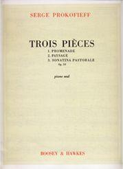 PROKOFIEFF - 3 PIECES OP. 59 BOOSEY