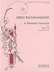 RACHMANINOFF - 6 MOMENTS MUSICAUX OP.16 BOOSEY