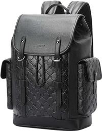ΔΕΡΜΑΤΙΝΟ ΣΑΚΙΔΙΟ 18L LAPTOP 15,6” 61-128821 ΜΑΥΡΟ BOPAI