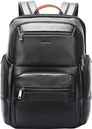 ΔΕΡΜΑΤΙΝΟ ΣΑΚΙΔΙΟ 20L LAPTOP 15,6” 61-129721 ΜΑΥΡΟ BOPAI