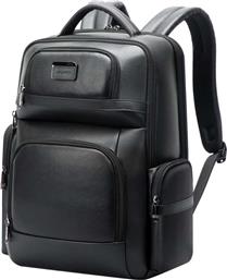 ΔΕΡΜΑΤΙΝΟ ΣΑΚΙΔΙΟ 20L LAPTOP 15,6” 61-131601 ΜΑΥΡΟ BOPAI