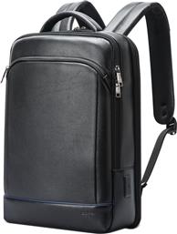 ΔΕΡΜΑΤΙΝΟ ΣΑΚΙΔΙΟ ΠΛΑΤΗΣ ΑΝΤΙΚΛΕΠΤΙΚΟ 24L LAPTOP 15,6” 61-122091 ΜΑΥΡΟ BOPAI