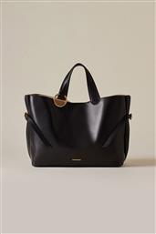 ΓΥΝΑΙΚΕΙΑ ΤΣΑΝΤΑ ΧΕΙΡΟΣ ''BRIDLE MEDIUM SHOPPING'' - I2591010104-AU5-480 ΜΑΥΡΟ BORBONESE