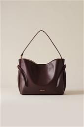 ΓΥΝΑΙΚΕΙΑ ΤΣΑΝΤΑ ΩΜΟΥ ''BRIDLE MEDIUM BUCKET'' - I2591010105-AU5-069 ΚΑΦΕ ΣΚΟΥΡΟ BORBONESE