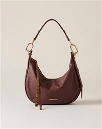 HOBO BAG LEATHER,PL ITAL.ORIGIN (ΔΙΑΣΤΑΣΕΙΣ: 24 X 14 X 7 ΕΚ.) BORBONESE