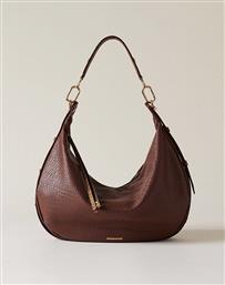 HOBO BAG LEATHER,PL ITAL.ORIGIN (ΔΙΑΣΤΑΣΕΙΣ: 36 X 22 X 9 ΕΚ.) BORBONESE