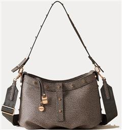 HOBO BAG PE,PL,AF,LEATHER ITAL.ORIGIN (ΔΙΑΣΤΑΣΕΙΣ: 26 X 18 X 9 ΕΚ.) BORBONESE