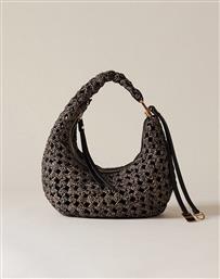 HOBO BAG PL,LEATHER,NY,EL ITAL.ORIGIN (ΔΙΑΣΤΑΣΕΙΣ: 24 X 15 X 10 ΕΚ.) BORBONESE